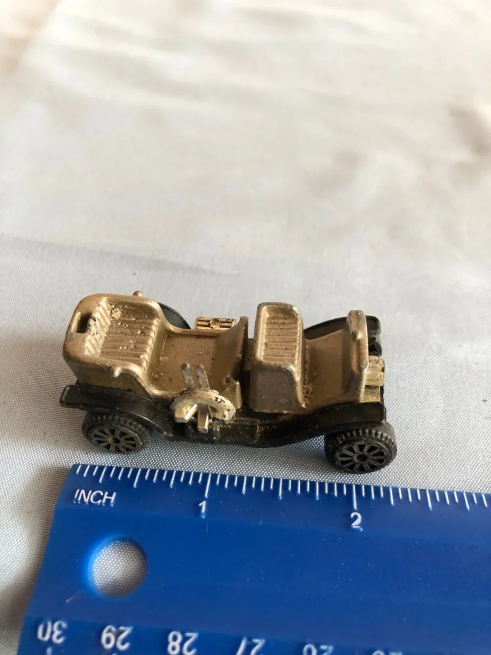 VINTAGE MATCHBOX MBX07 T-BIRD STOCK CAR - Some Rusting #F33